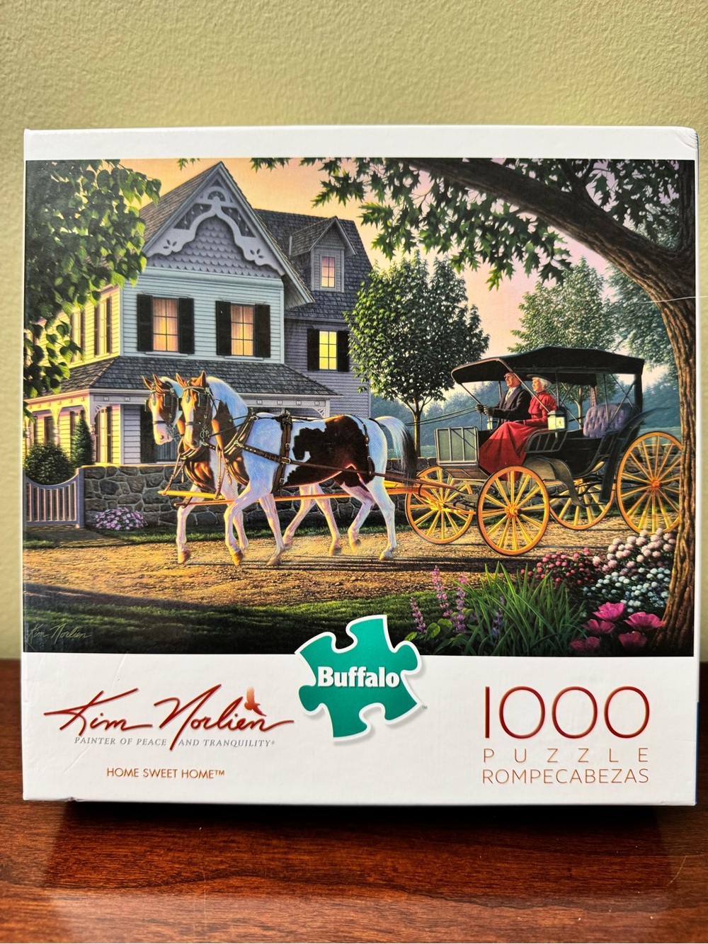 Buffalo 1000-Piece 'Home Sweet Home' Jigsaw Puzzle by Kim Norlien